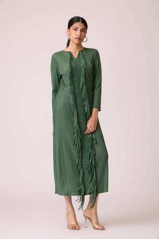 Tessa Dress - Pine Green