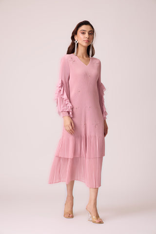 Sofia Dress - Pastel Pink