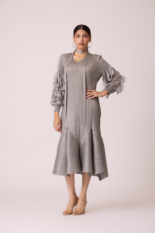 Florelle Dress - Stone Grey