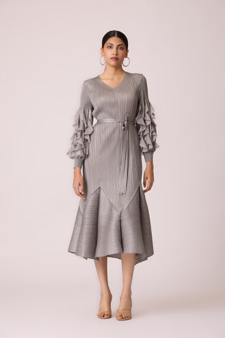 Florelle Dress - Stone Grey