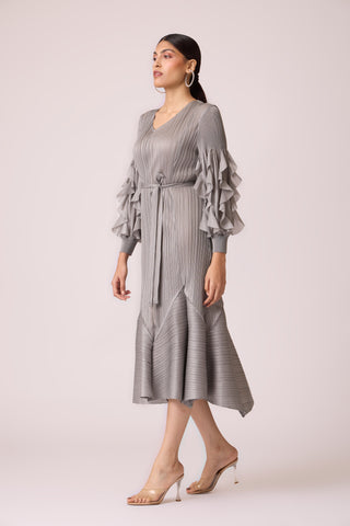 Florelle Dress - Stone Grey