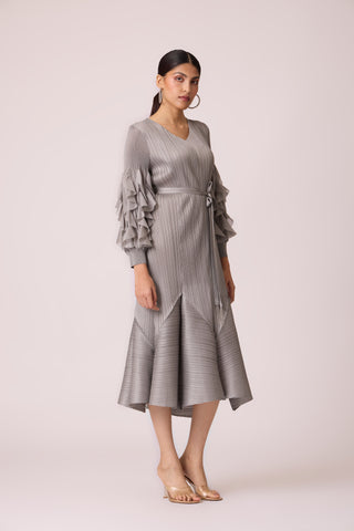 Florelle Dress - Stone Grey