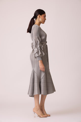 Florelle Dress - Stone Grey