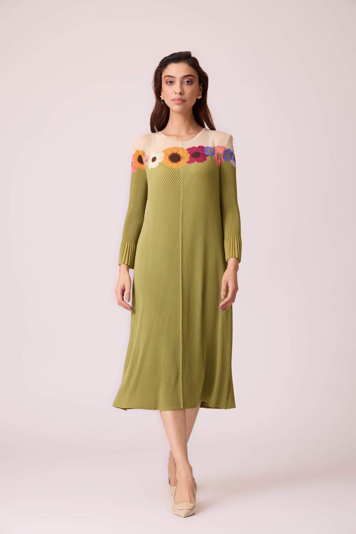 Remy Dress - Pear Green