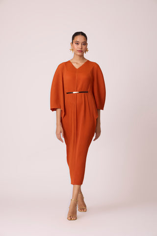 Tahita Dress - Dark Rust