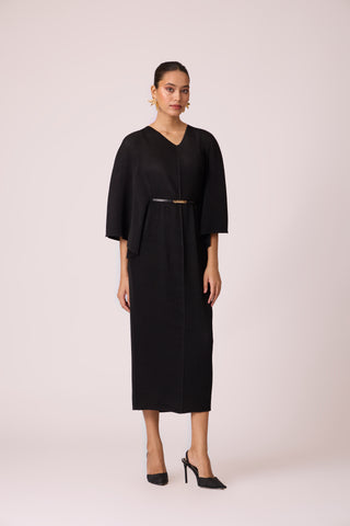 Tahita Midi Dress - Black