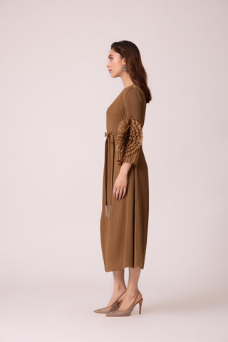 Emery Dress - Deep Taupe