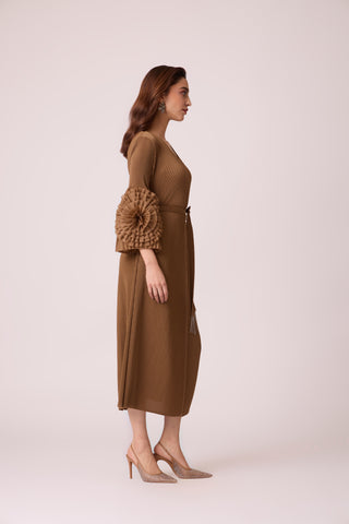 Emery Dress - Deep Taupe