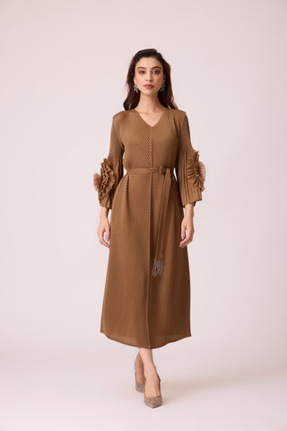 Emery Dress - Deep Taupe