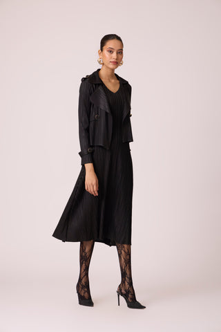 Olive Jacket Dress - Black