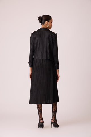 Olive Jacket Dress - Black