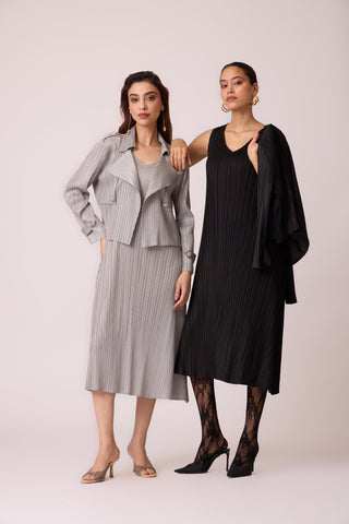 Olive Jacket Dress - Black