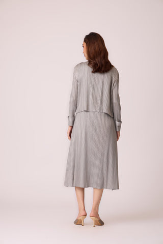 Olive Jacket Dress - Grey