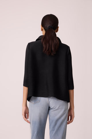 Edith Cutwork Shirt - Black