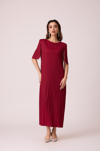 Fernanda Dress - Deep Red