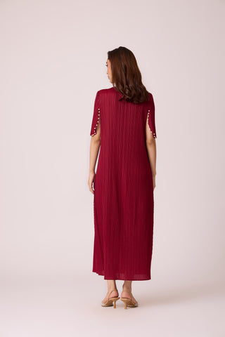 Fernanda Dress - Deep Red