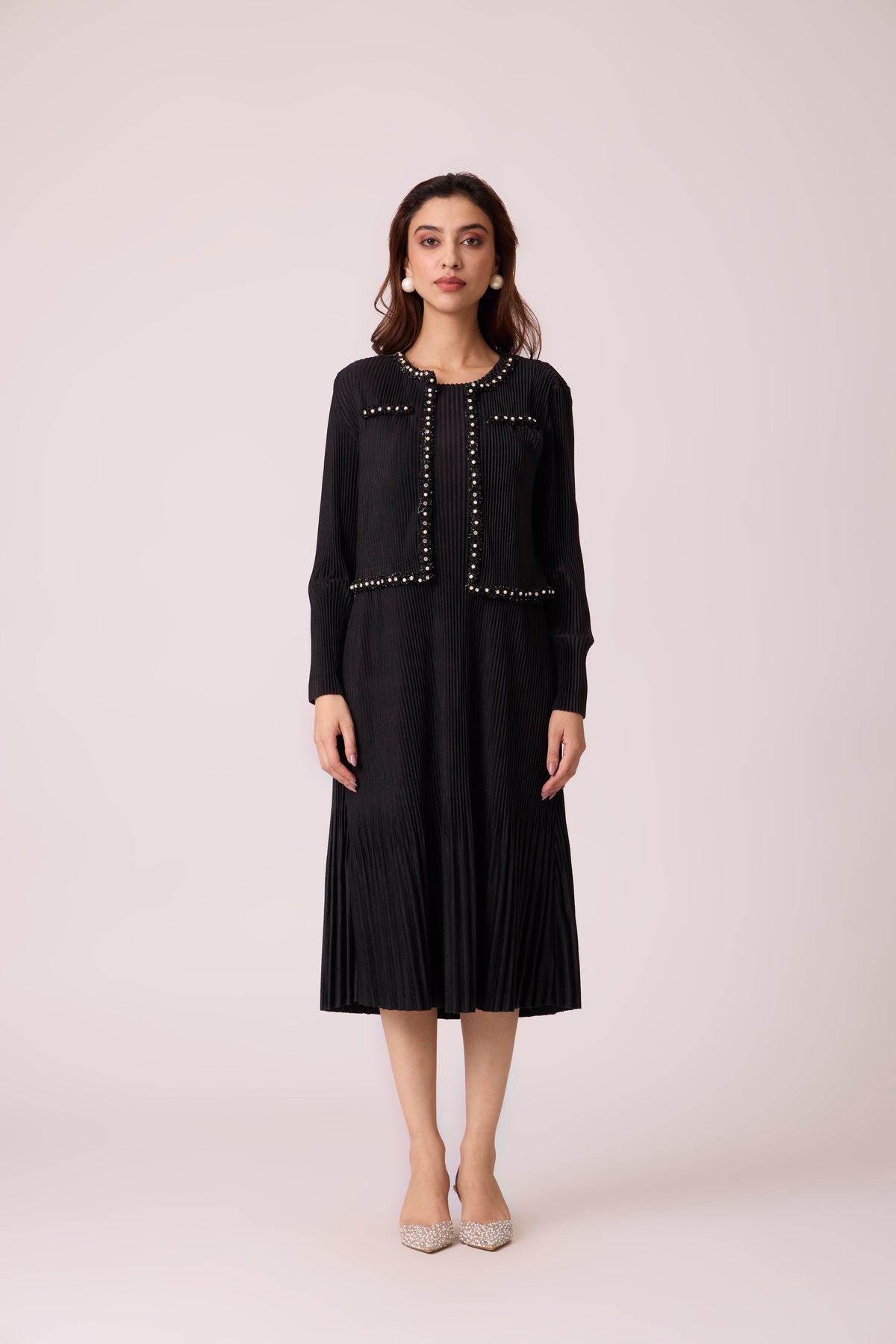 Wynona Jacket Dress - Black