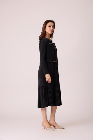 Wynona Jacket Dress - Black