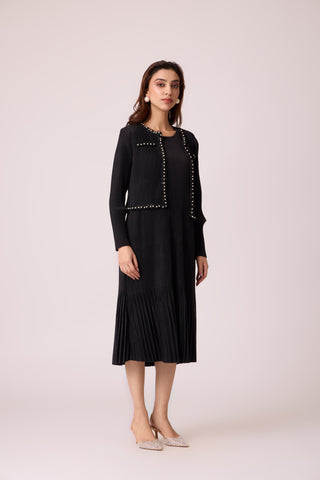 Wynona Jacket Dress - Black