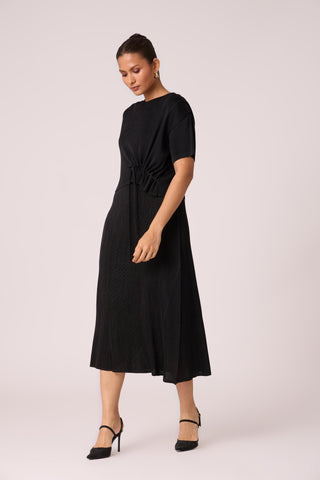 Elsie Cape Dress - Black