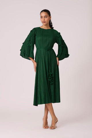 Annette Dress - Dark Green