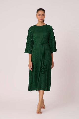 Annette Dress - Dark Green