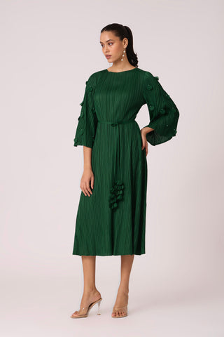 Annette Dress - Dark Green