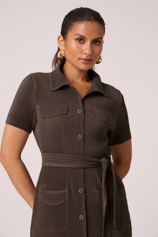 Maude Dress - Espresso Brown