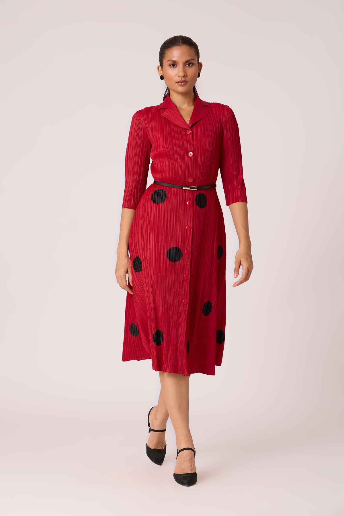 Teresa Dress - Dark Red