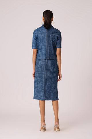 Devyne Denim Dress - Blue