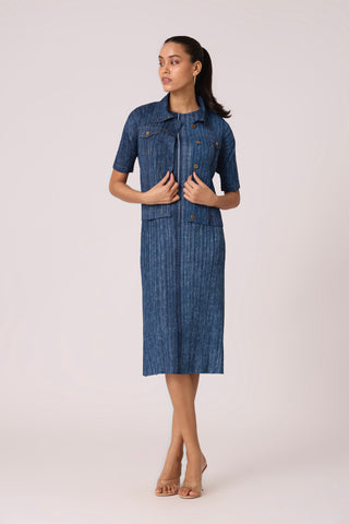 Devyne Denim Dress - Blue