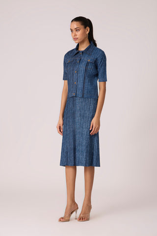 Devyne Denim Dress - Blue