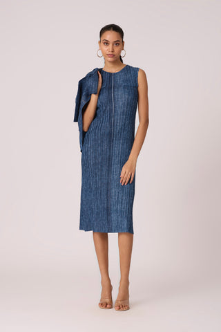 Devyne Denim Dress - Blue