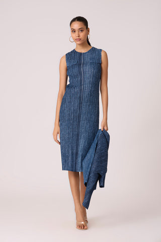 Devyne Denim Dress - Blue