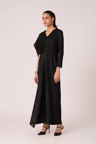 Analise Drape Jumpsuit - Black