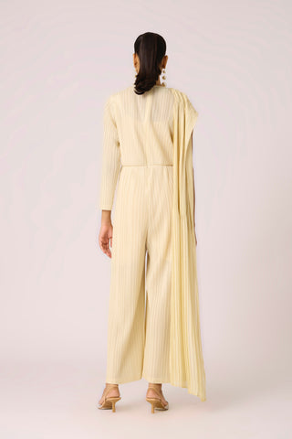 Analise Drape Jumpsuit - Ivory