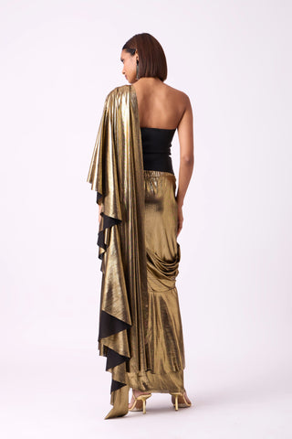 Lila Drape Saree