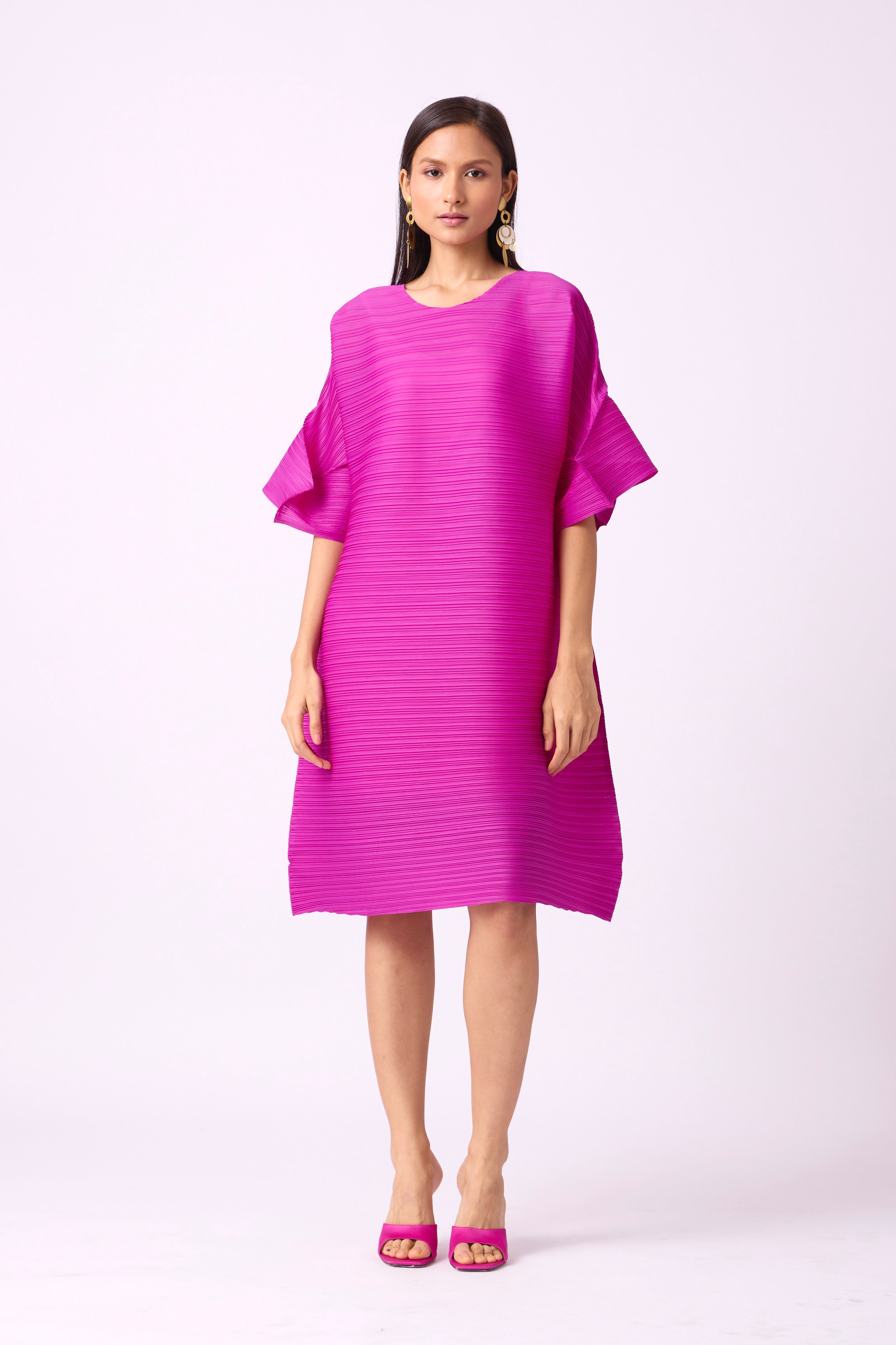 Paulina Tunic Dress - Begonia Pink