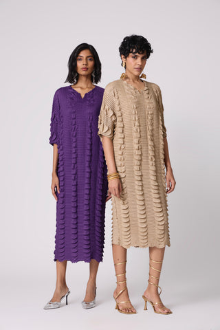 Jolene Dress - Champagne Beige