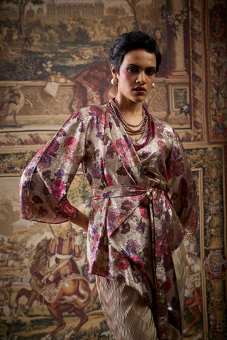 Vanessa Set - Metallic Champagne Beige