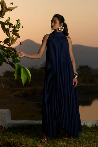 Czarina Dress - Navy