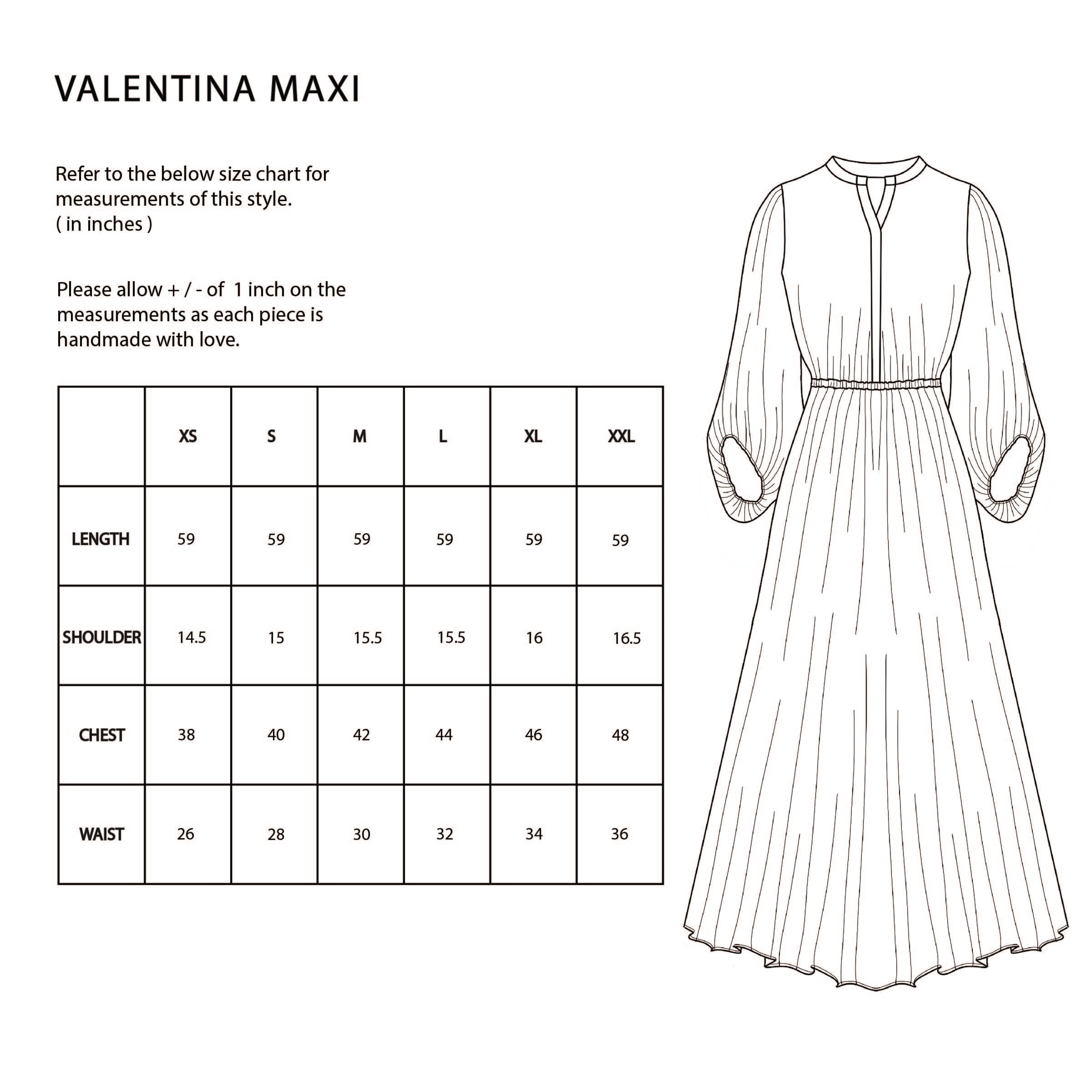 Valentina Full Sleeves Maxi - Champagne