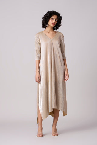 Zara Dress - Micropleated