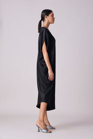 Aurelia Dress - Textured Black