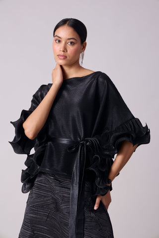 Ray Top - Micropleated Black