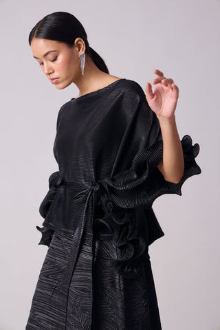 Ray Top - Micropleated Black