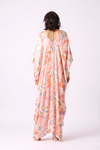 Aaina Kaftan - Pastel Paisley