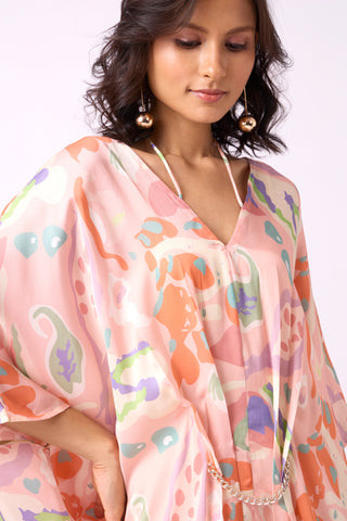 Aaina Kaftan - Pastel Paisley