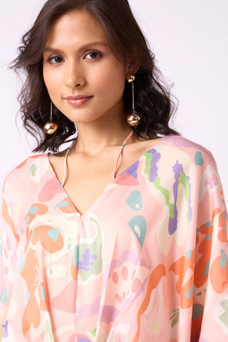 Aaina Kaftan - Pastel Paisley