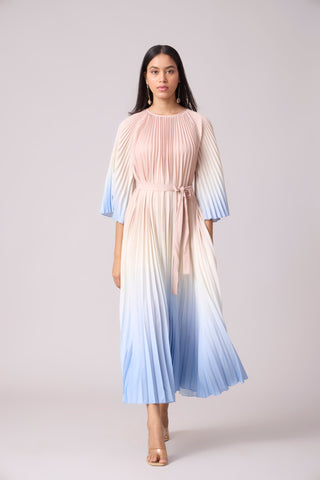 Ariel Maxi Ombre Dress - Beige